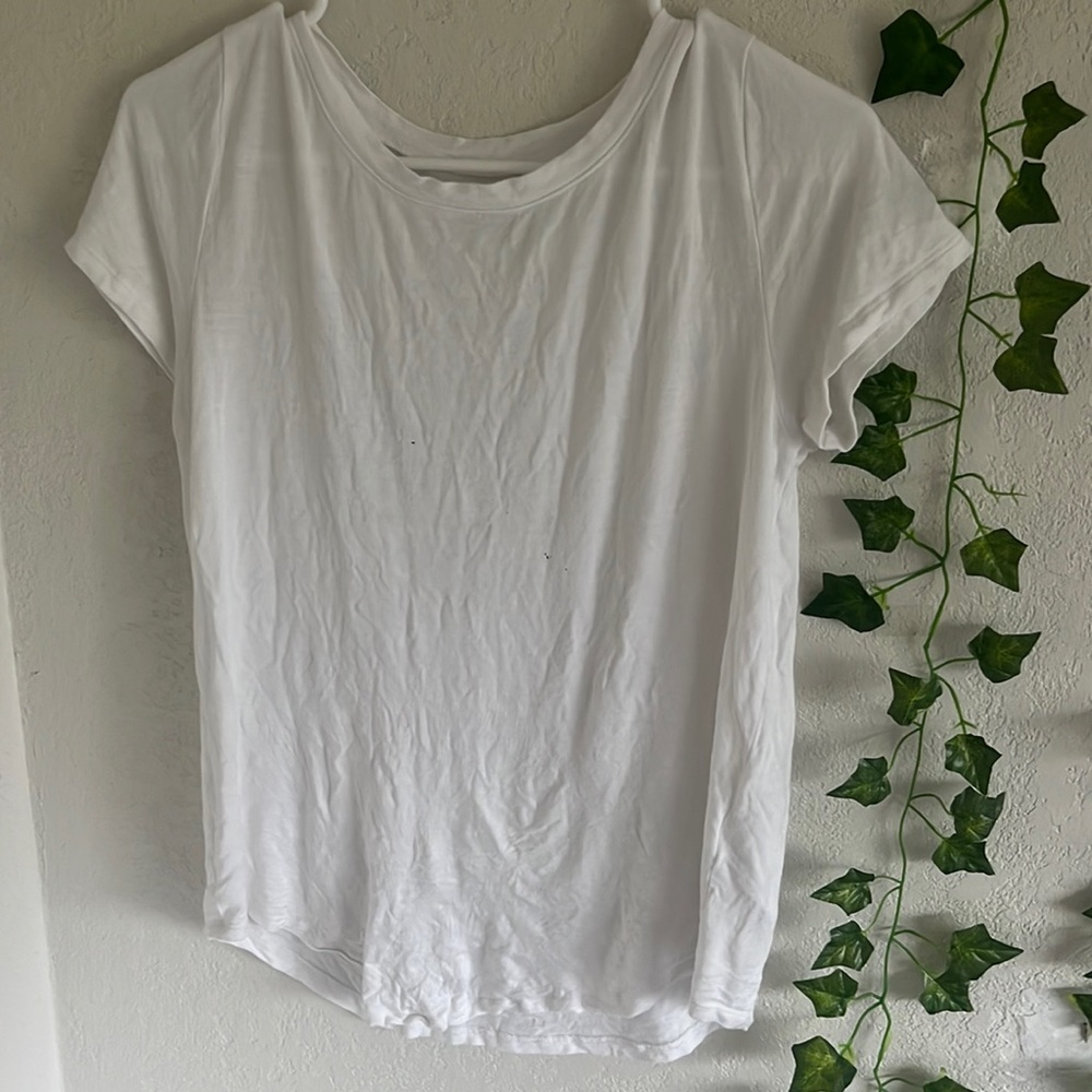 HOLLISTER easy white shirt, swimsuit coverup